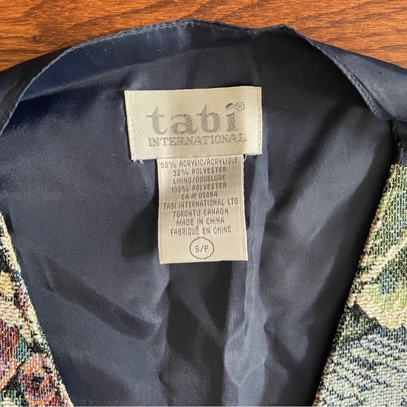 Vintage Tabi Tapestry Vest Small (36" Chest) - Picture 5 of 13